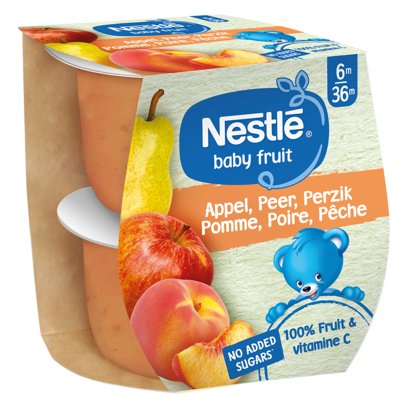Nestlé Fruit | Appel Peer Perzik | 6 maanden