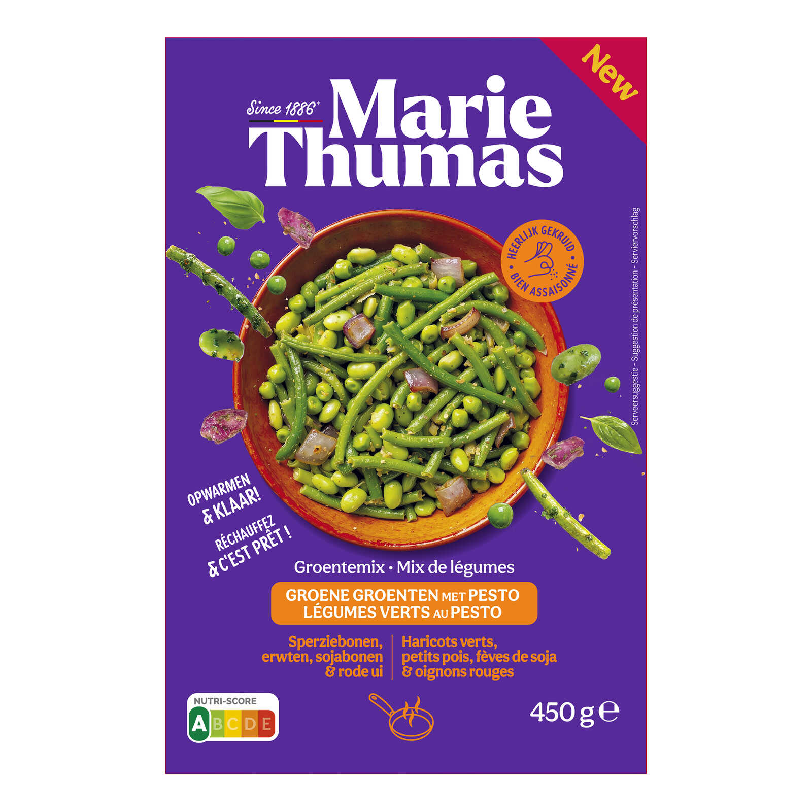 Marie thumas Groene groenten | Pesto