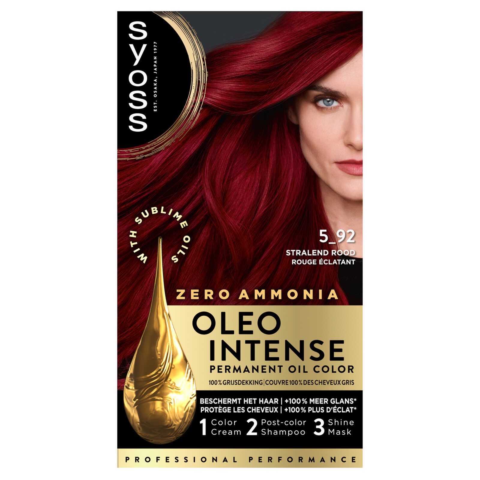 Syoss Haarkleur | Oleo Intense | Levendig rood