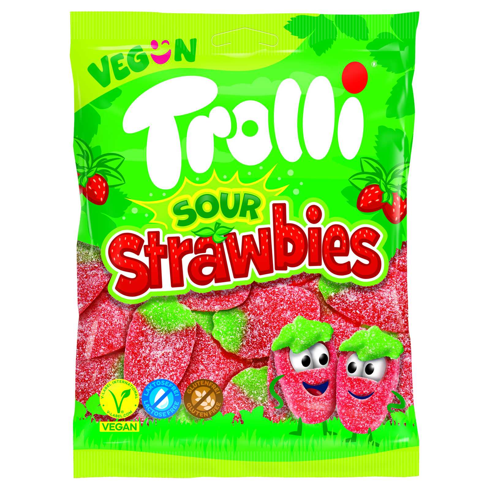Trolli Snoepjes | Aardbeien | Zure