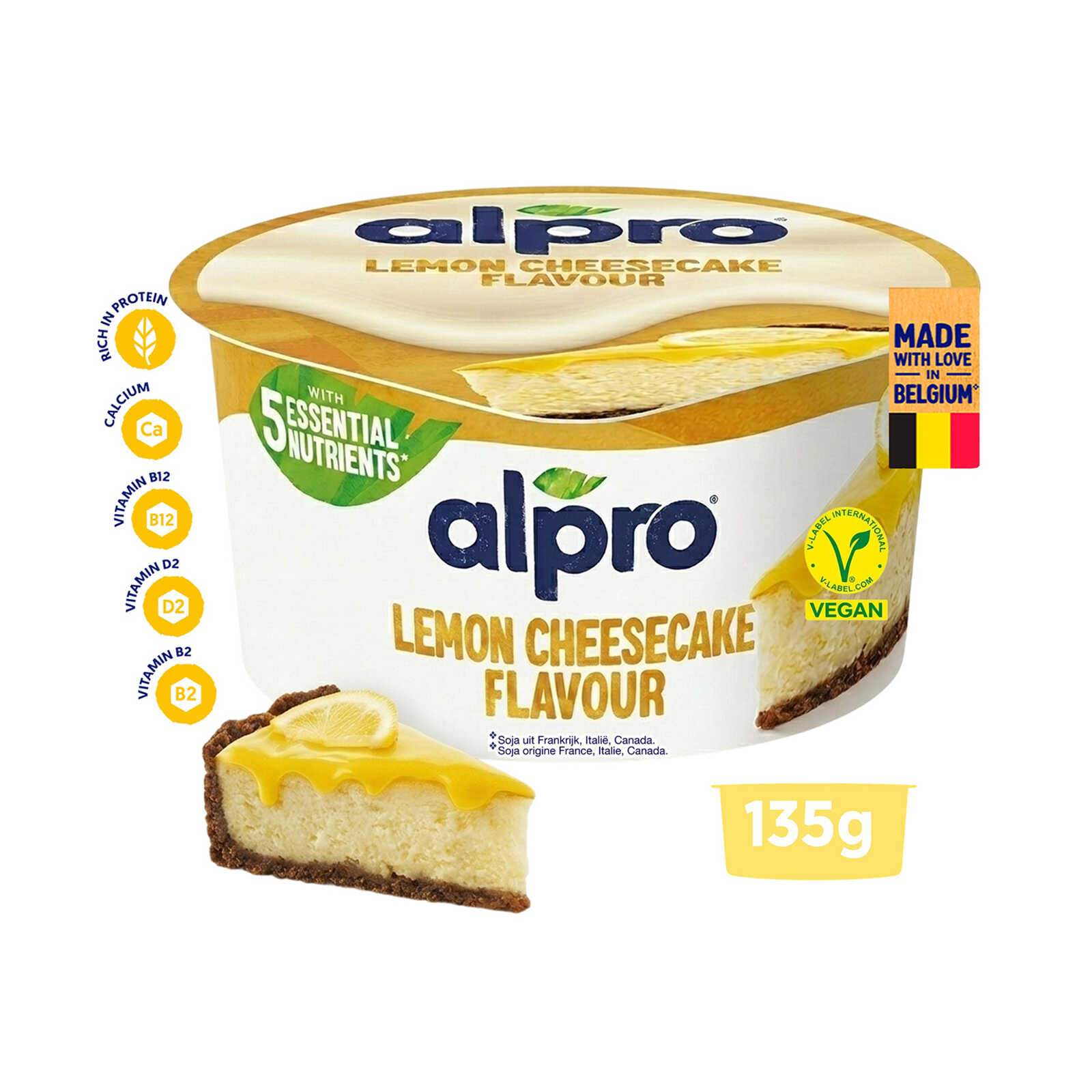 Alpro Dessert / citroen / cheesecake