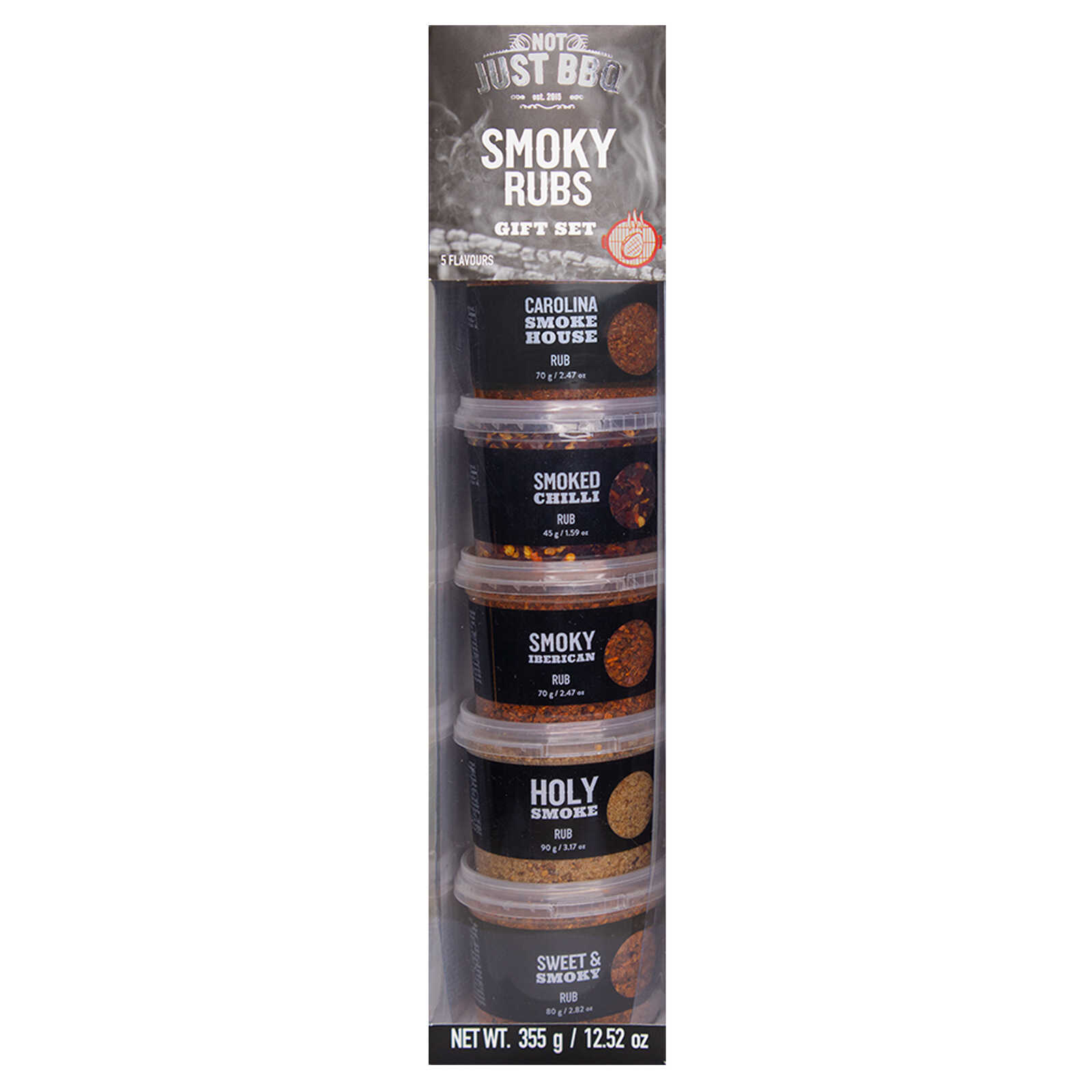 Not just bbq Smoky rubs gift set