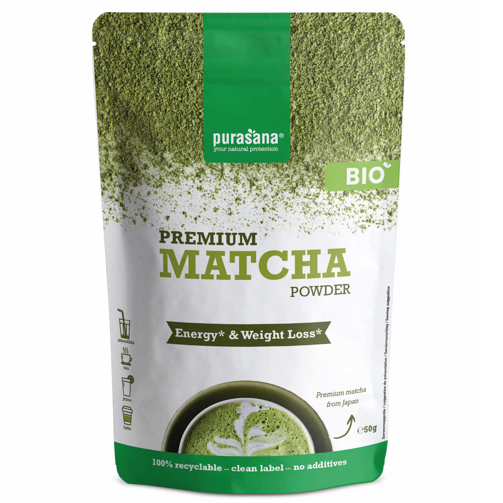 Purasana Premium Matcha poeder | Bio