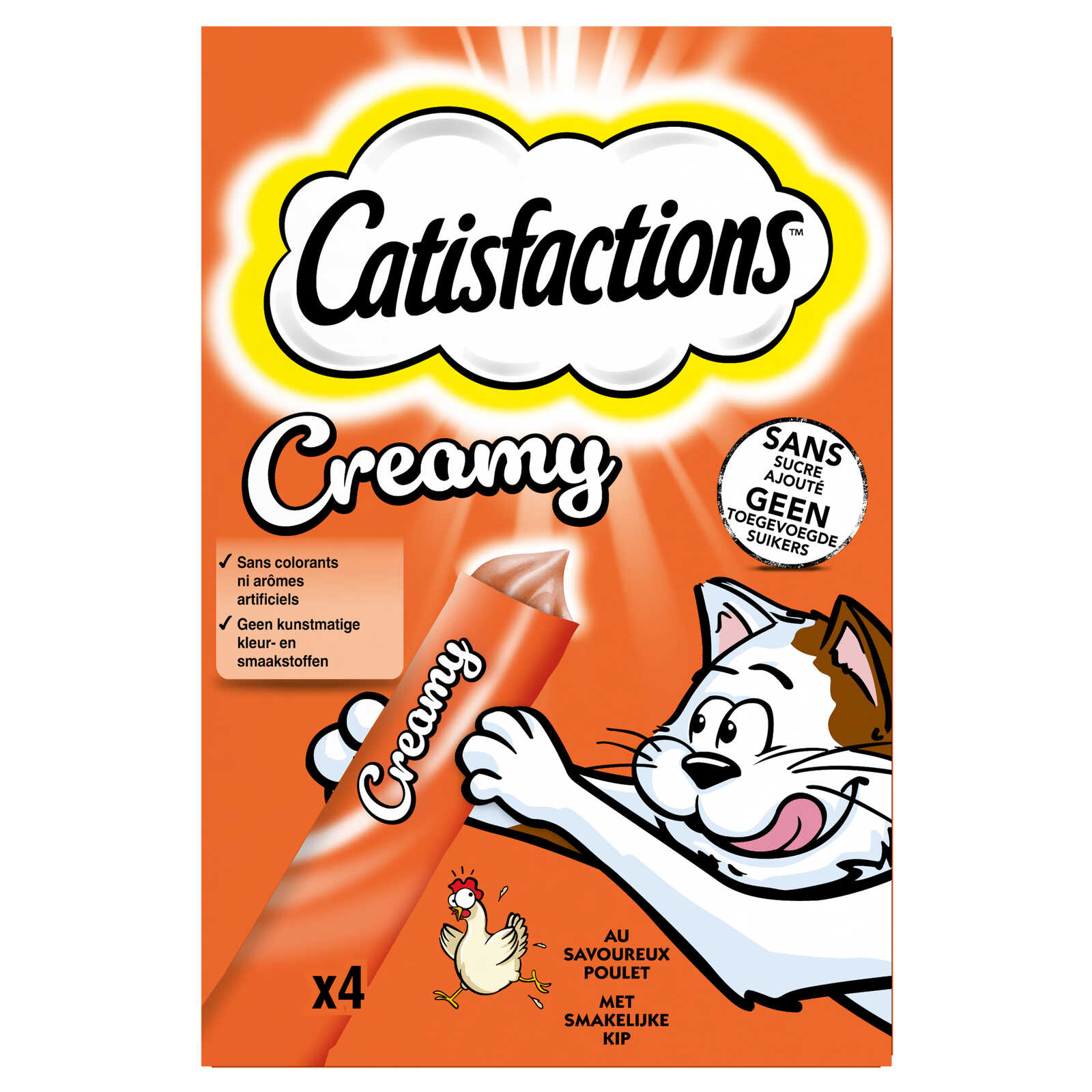 Catisfactions Kattensnacks | Creamy | Kip