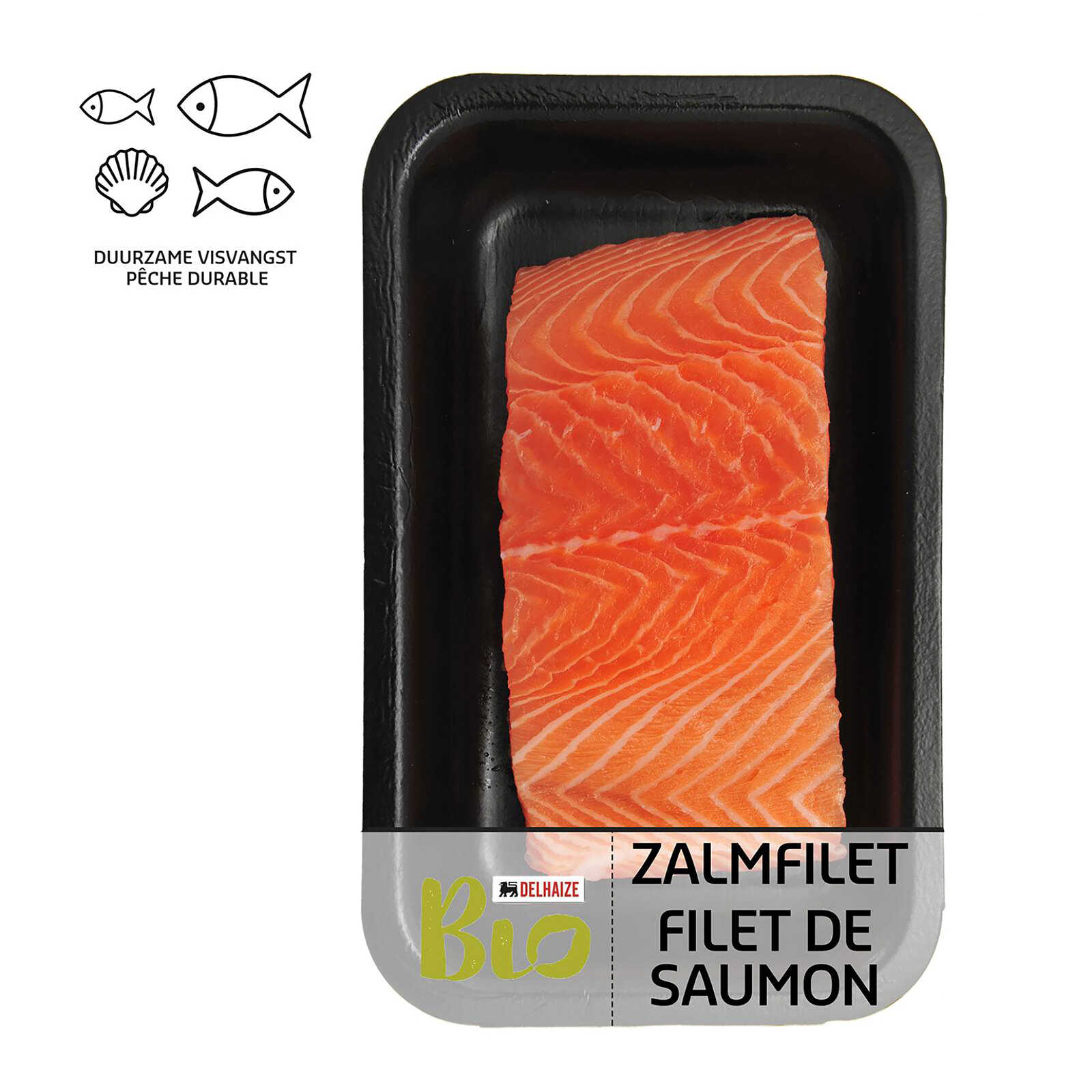 Delhaize Zalmfilet | Zonder vel | Bio