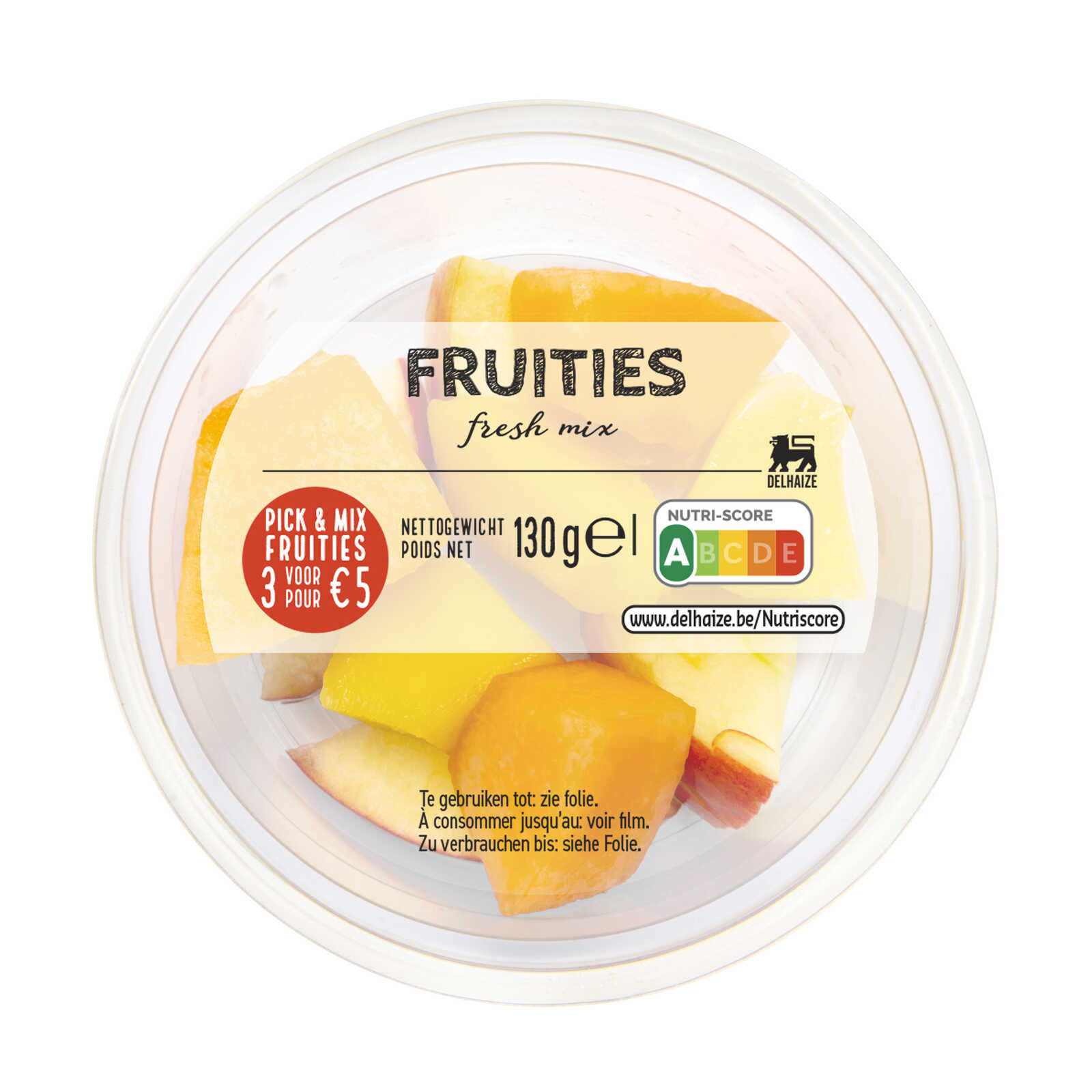 Delhaize Fruities mini Meloen | Mango | Appel