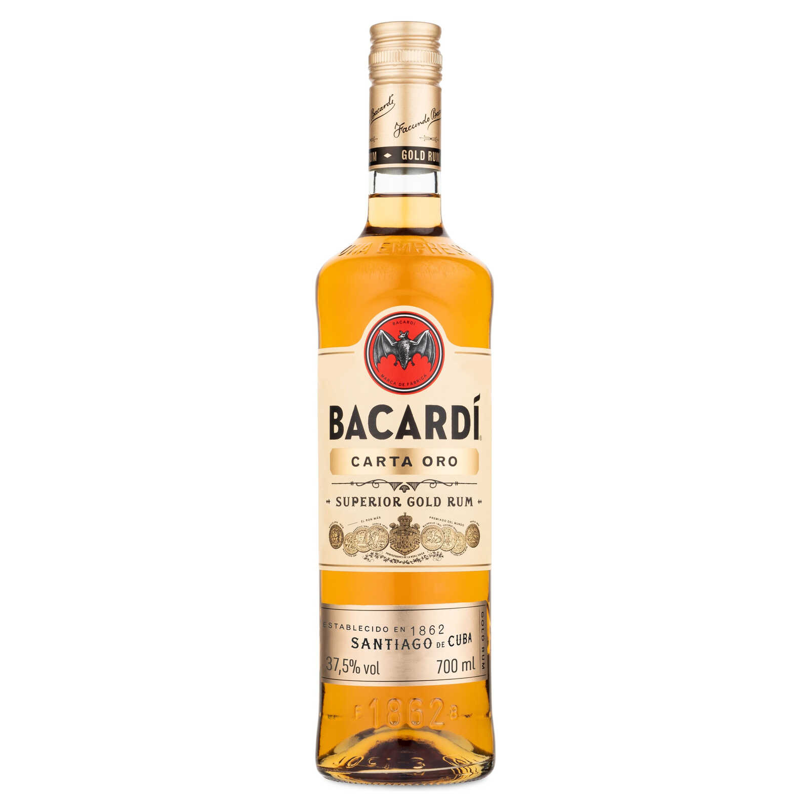 Bacardi Rum | Carta Oro | 37.5% ALC.