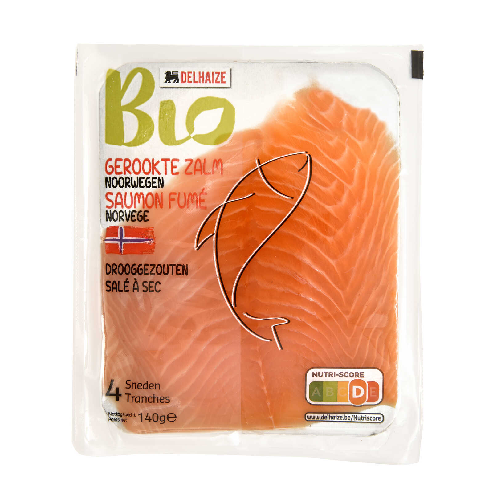 Delhaize Zalm | Gerookt | Bio