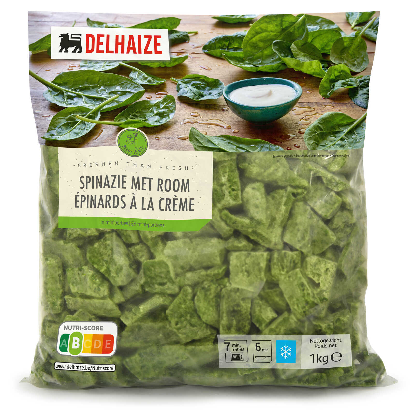 Delhaize Spinazie | En room