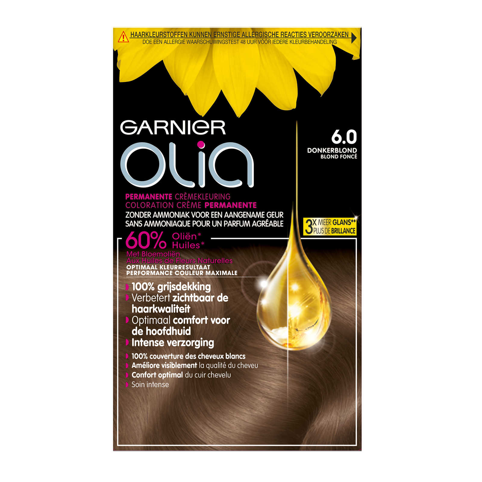 Olia Permanente crèmekleuring | 6.0 | Licht bruin