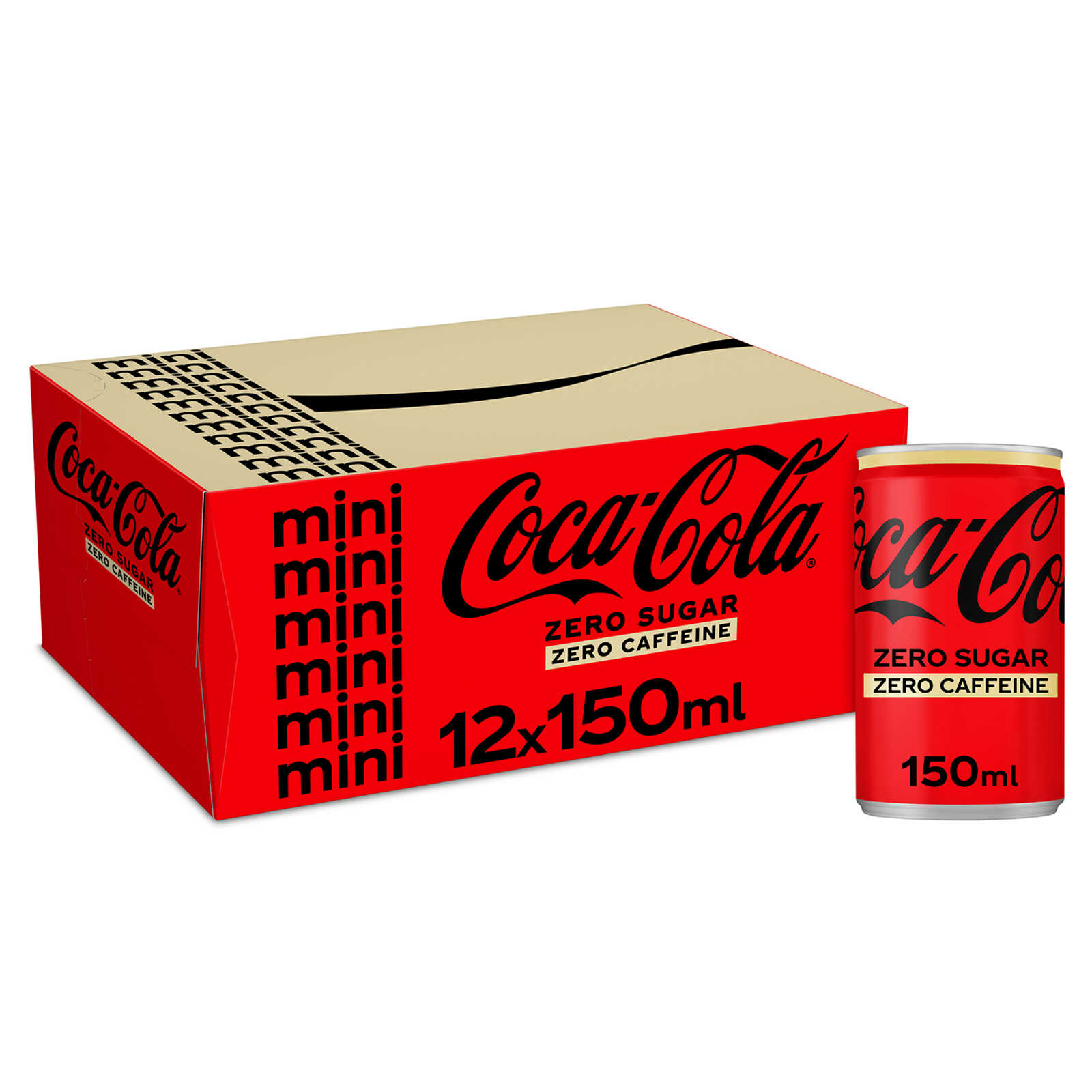 Coca-Cola Zero Sugar en zonder cafeïne | Blik