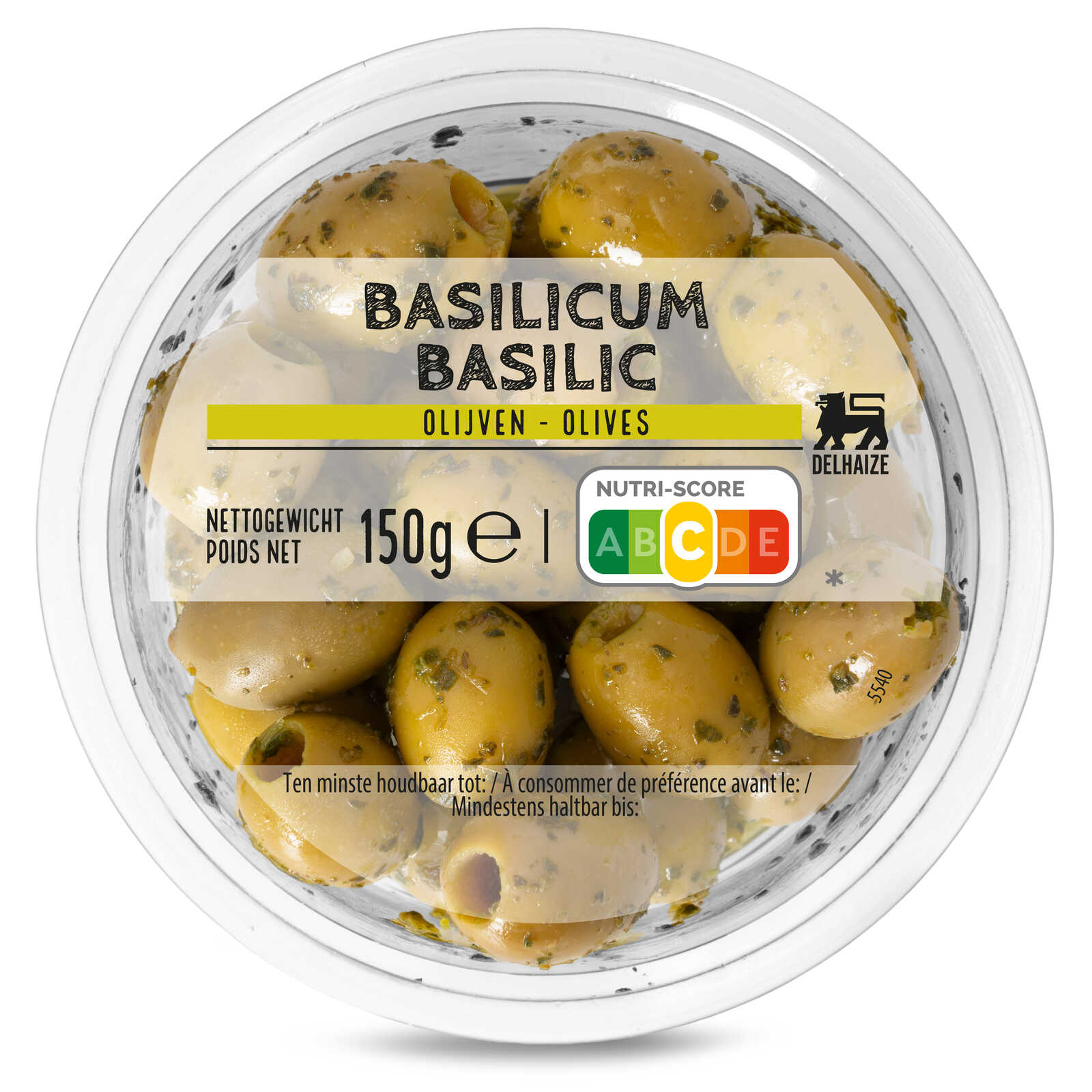 Delhaize Olijven Queen basilicum