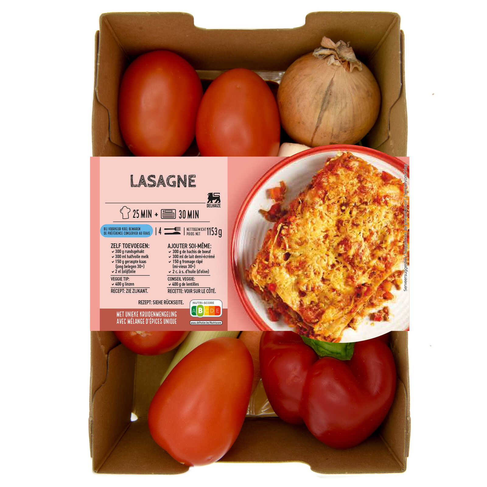 Delhaize Maaltijdbox | Lasagne