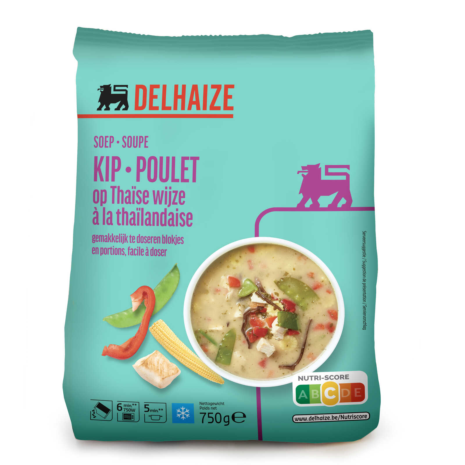 Delhaize Thaïse kippesoep