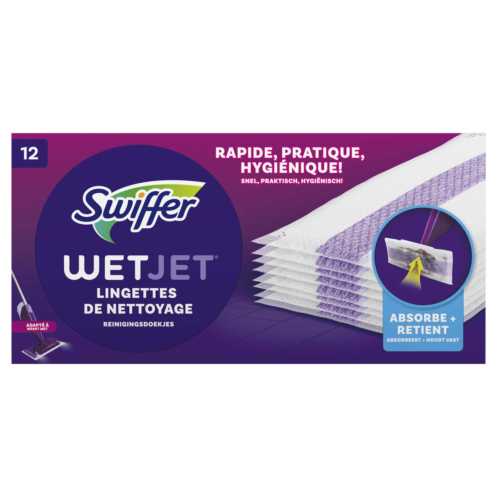 Swiffer Swiffer | Wetjet Wipes | 12