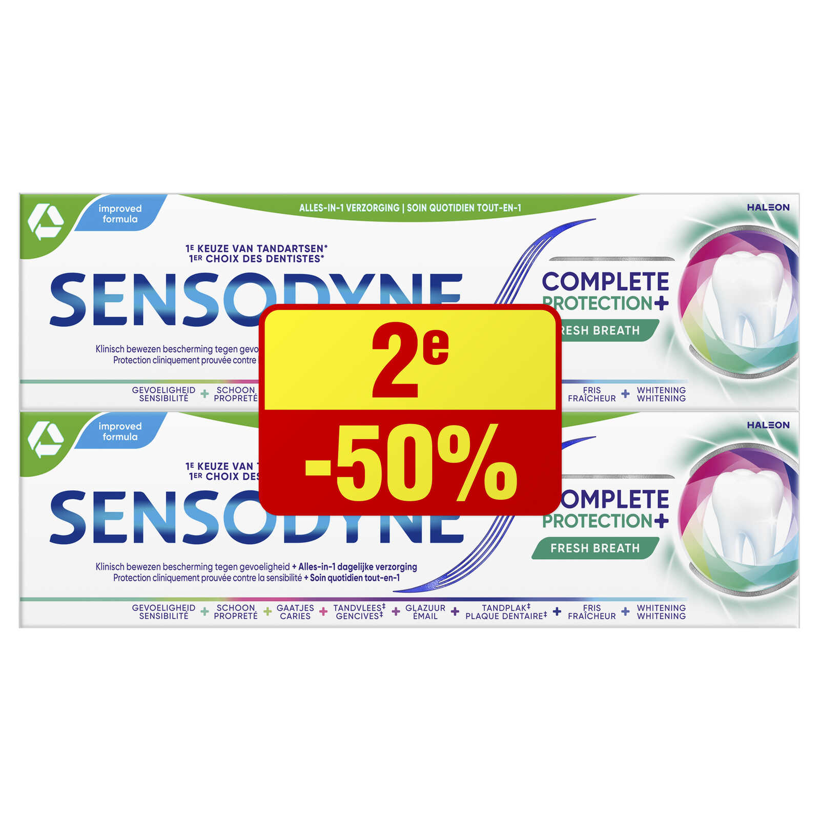 Sensodyne Tandpasta | Volledige Bescherming | Fresh
