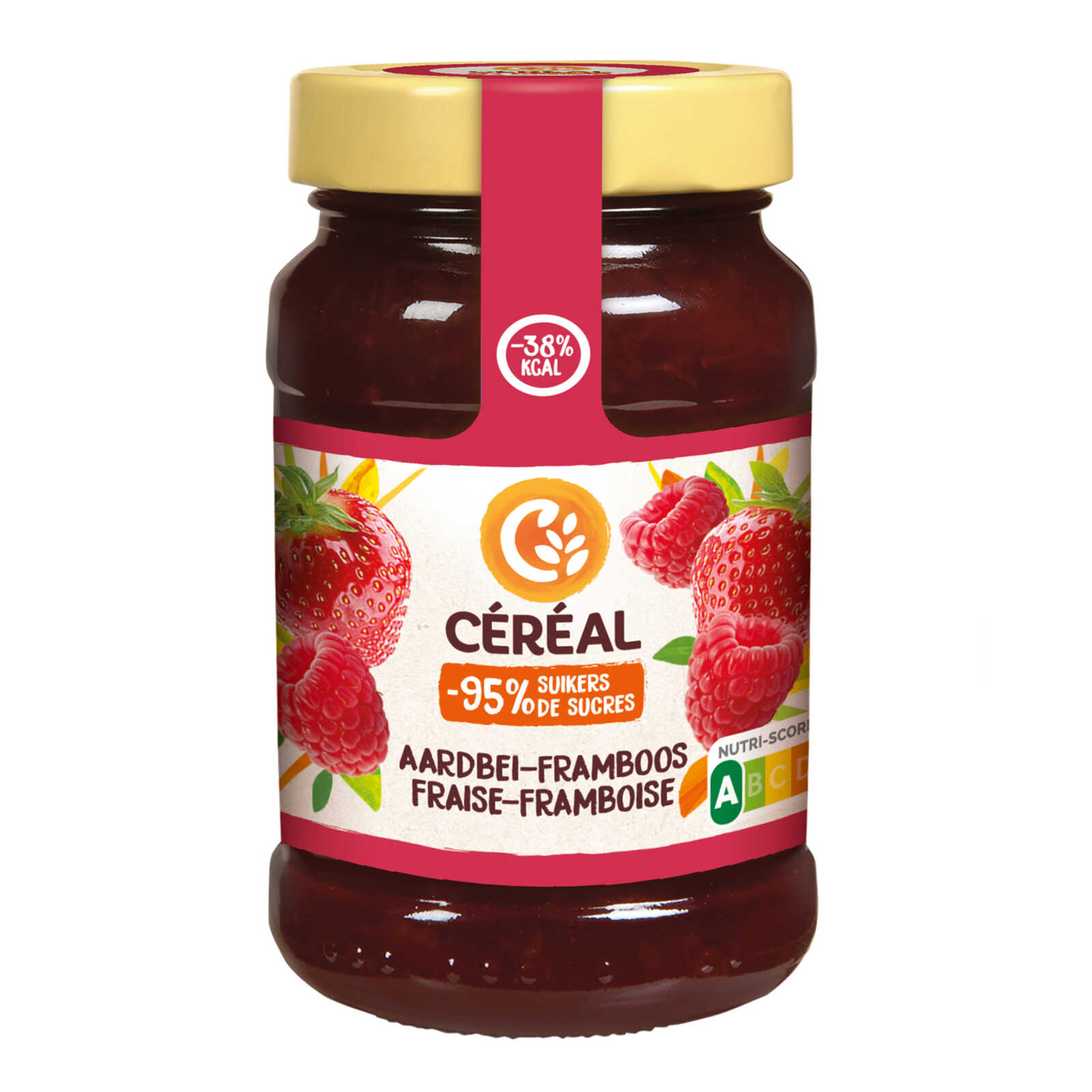 Céréal Confituur | Aardbei-Framboos | Maltilol
