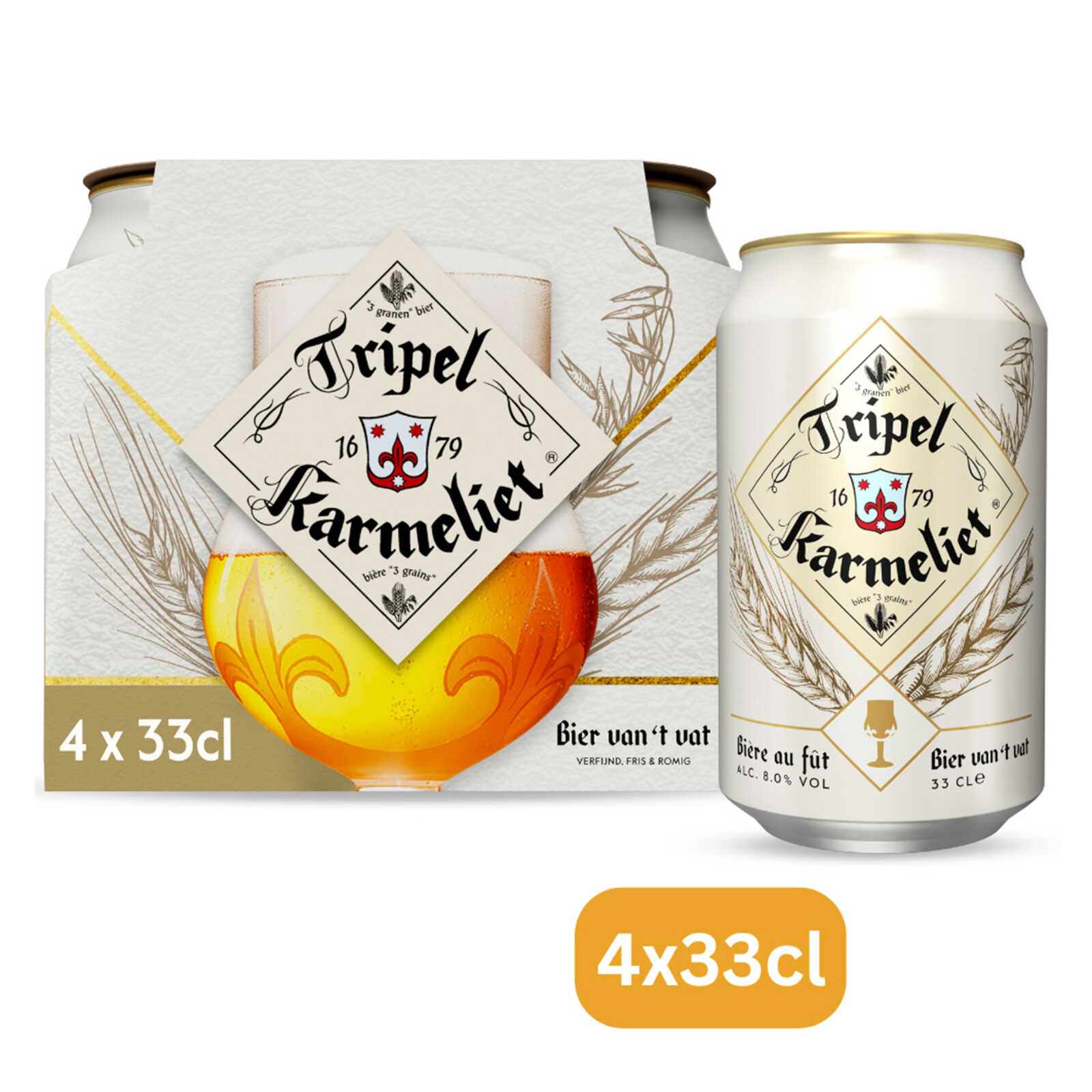 Tripel Karmeliet Blond bier | Tripel | 8,4% alc.