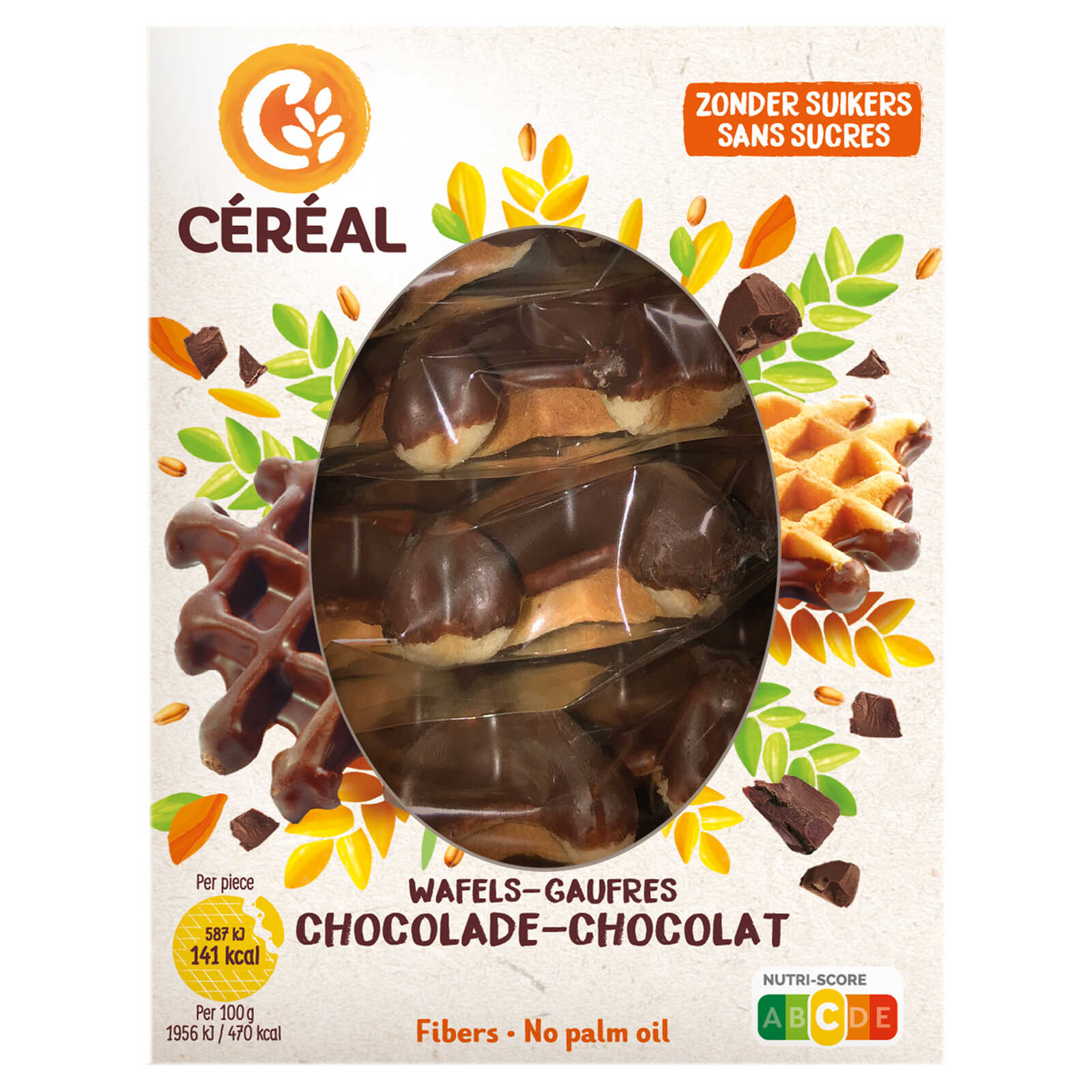 Céréal Wafels | chocolade